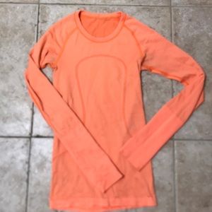 Lululemon orange long sleeve